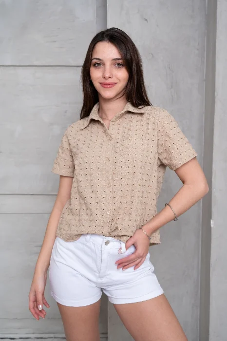 Camisa Juvenil Broderi