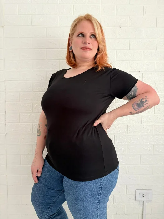 Remera Básica En. Modal Viscosa