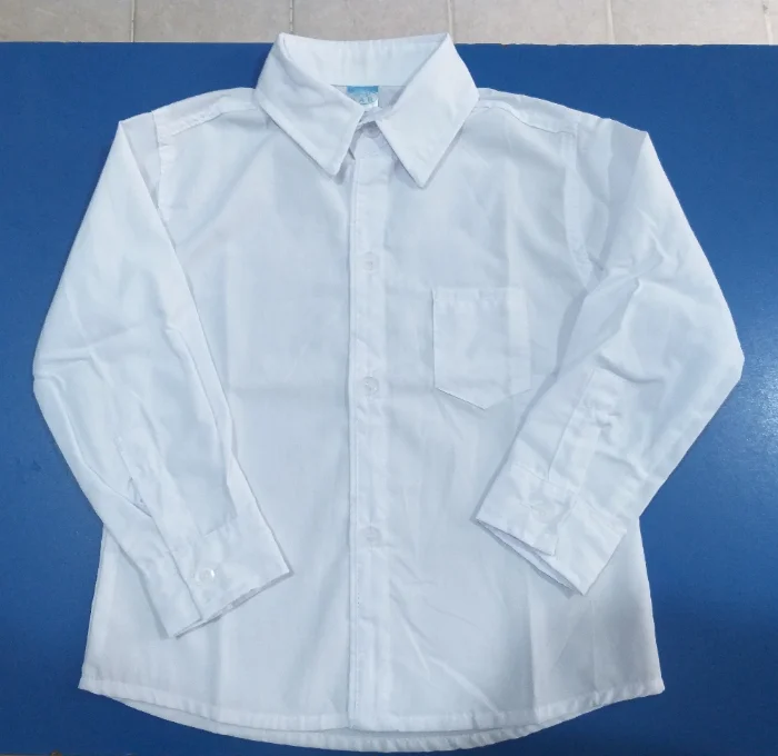 Camisa de Niño Liso Manga Larga