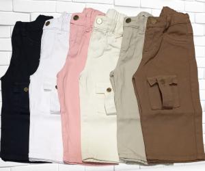 Pantalón Cargo de Gabardina Rígido de Bebés Unisex