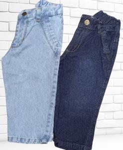 Pantalón Baggy de Jeans Rígido de Bebé