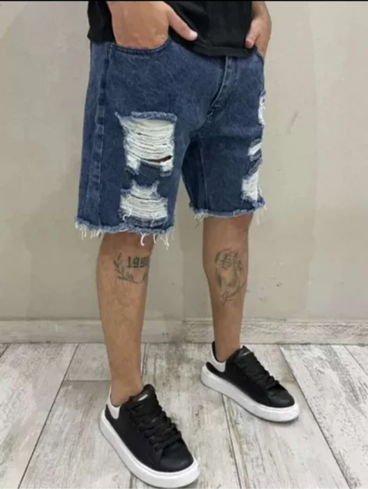 Bermudas Mom con Roturas