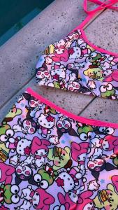 Bikini Top y Short Estampada