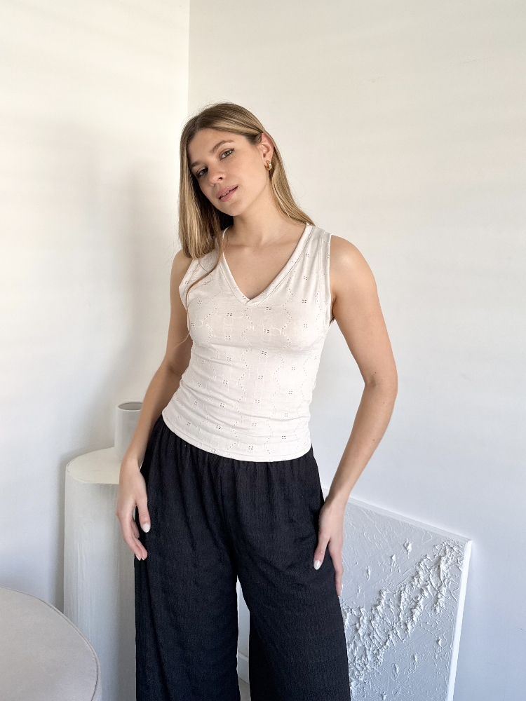 Musculosa Broderie - Imagen 2