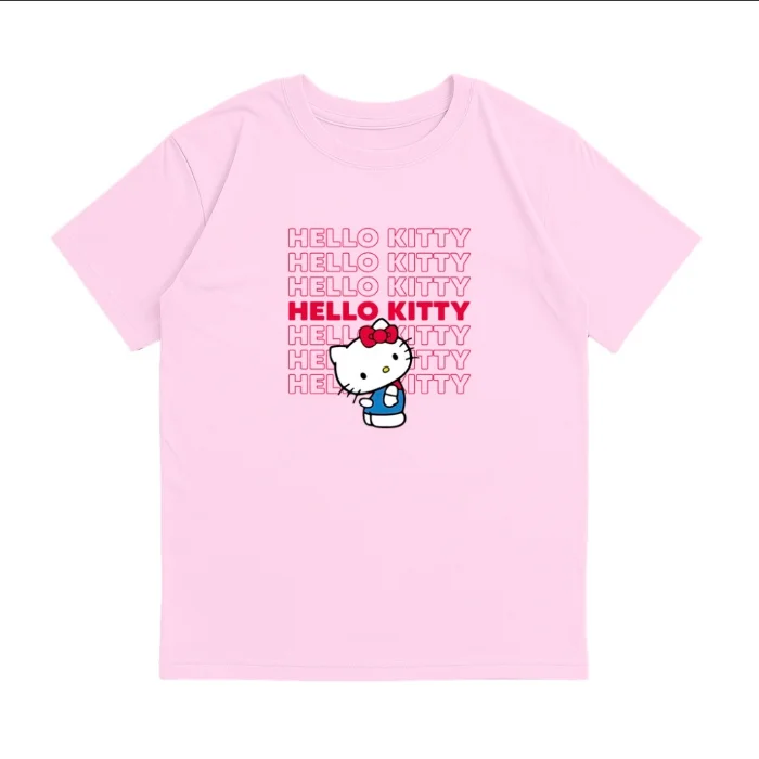 Nena - Remera Ovsize Kitty Repeat