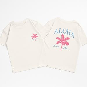Unisex - Remera Ovsize Aloha Vibes - Miniatura 6
