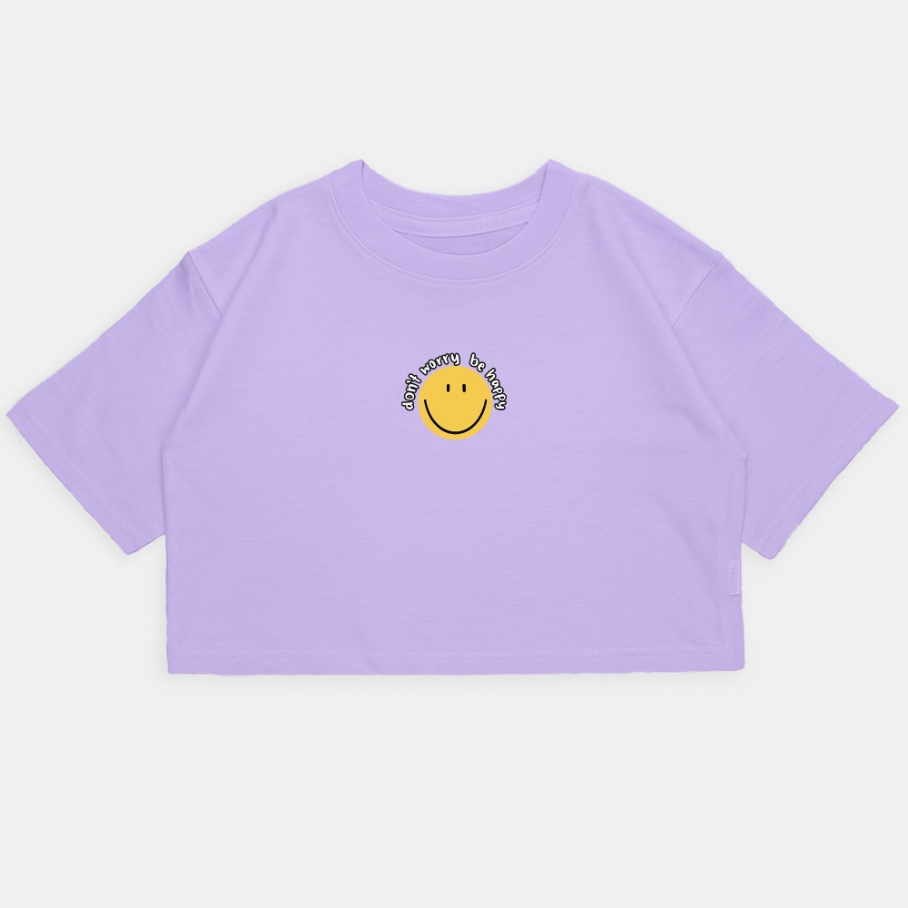 Nena - Crop Kim Oversize Be Happy - Imagen 4