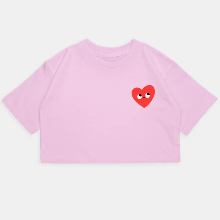 Nena - Crop Kim Oversize Corazon Cara