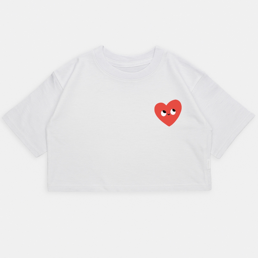 Nena - Crop Kim Oversize Corazon Cara - Imagen 2