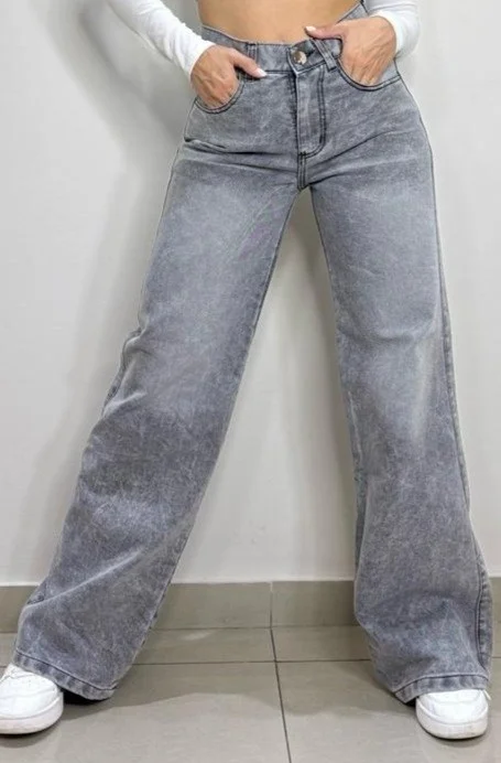 Wide Leg Gris Nevadito