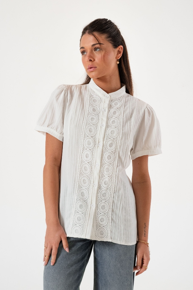 Camisa Cuello Mao_louvre - Imagen 2