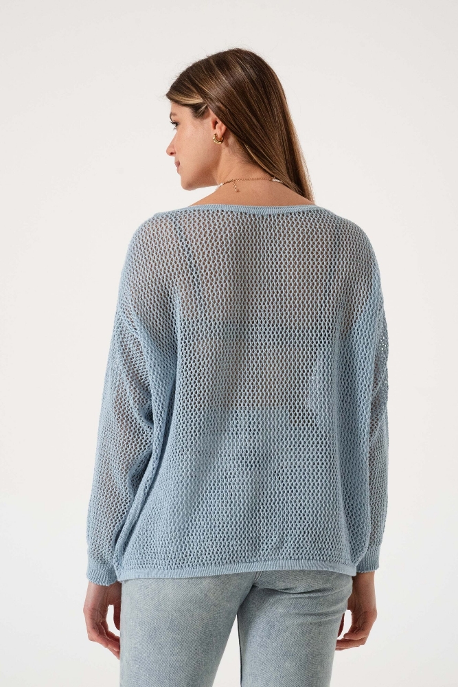 Sweater Algodon Bote Calado_girona - Imagen 2