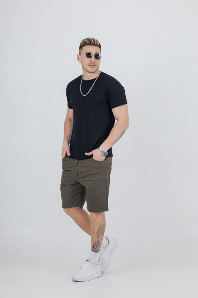 Bermudas de Gabardina Clásico - Imagen 3