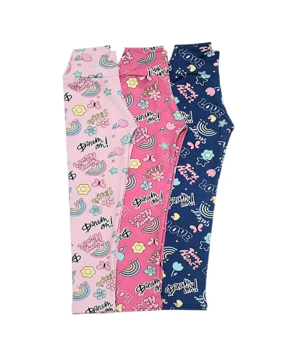 Calza de Retro Estampada Nena