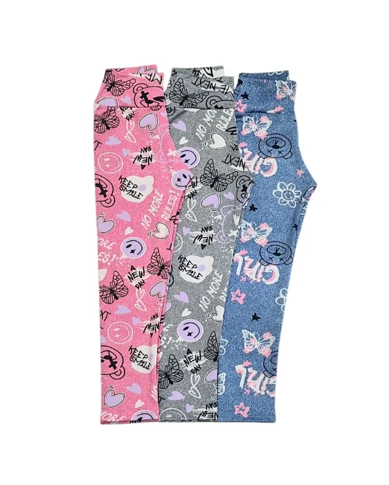 Calza de Retro Estampada Nena