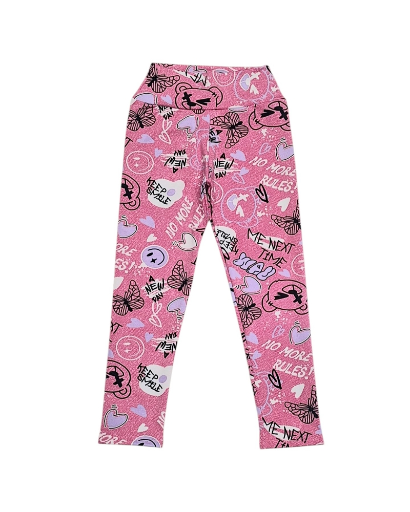 Calza de Retro Estampada Nena - Imagen 2
