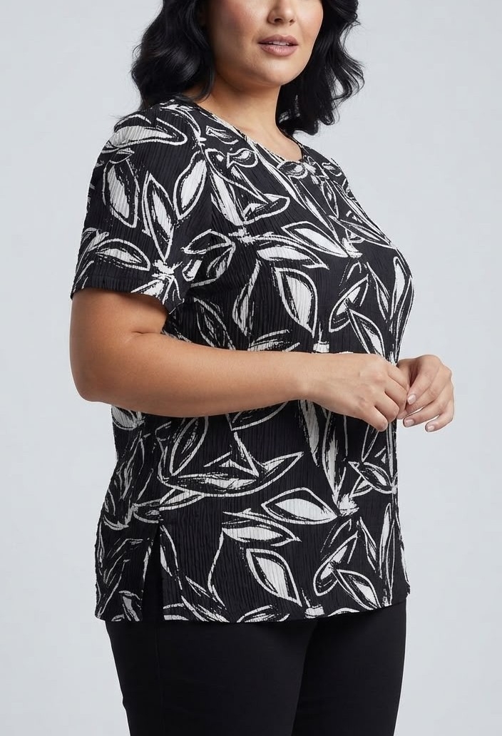 Remeras/ Blusas de Slinky Elastizado - Imagen 2