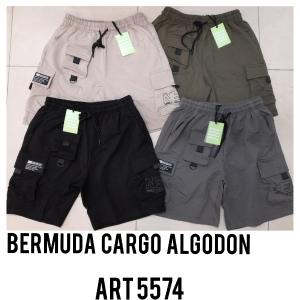 Bermuda Cargo  Algodon / Spandex - Miniatura 2
