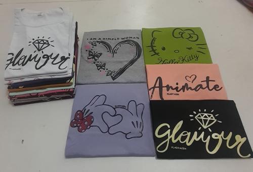 Remeras Dama Mujer Algodón Estampado - Miniatura 2