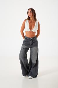 1290.11 Super Wide Leg Gris