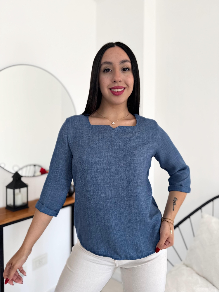 Blusa Escote Princesa - Imagen 2