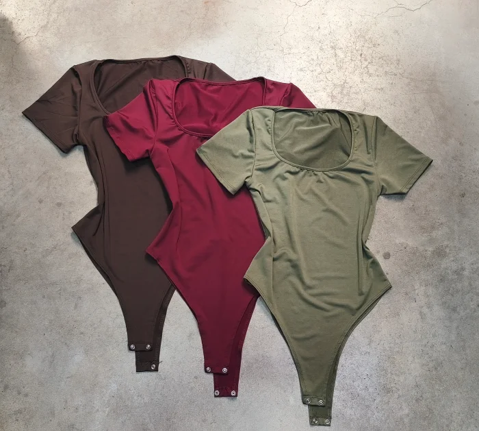 Body Manga Corta Lycra