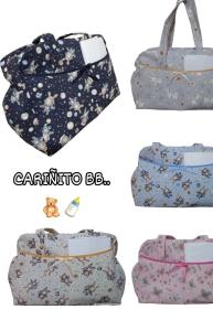 Bolso de Gabardina Estampado