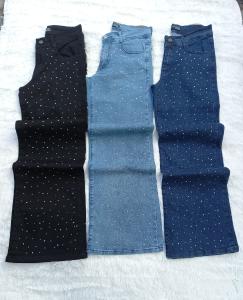 Wide Leg con Strass  Elastizado - Miniatura 2