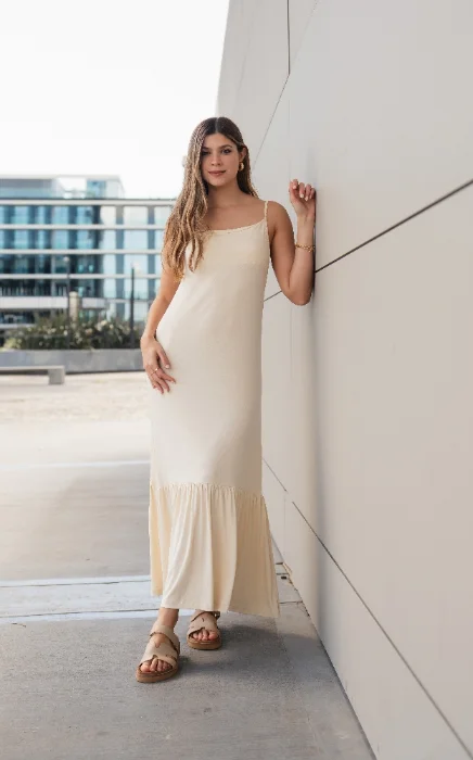Vestido Largo Crep
