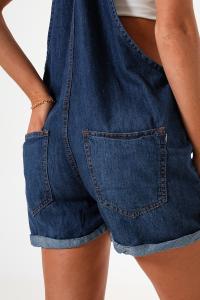 6013 Jardinero Short Dobladillo Denim - Miniatura 7