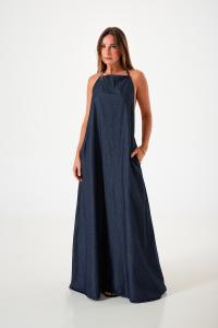 6012 Vestido Largo Fluido