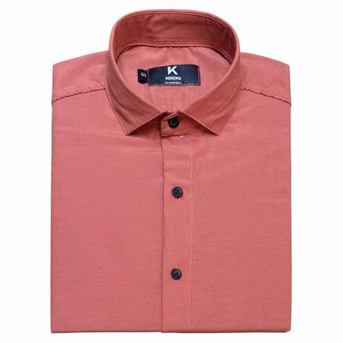 Camisa Liso Rigido Semi Entallada Manga Larga - Miniatura 5