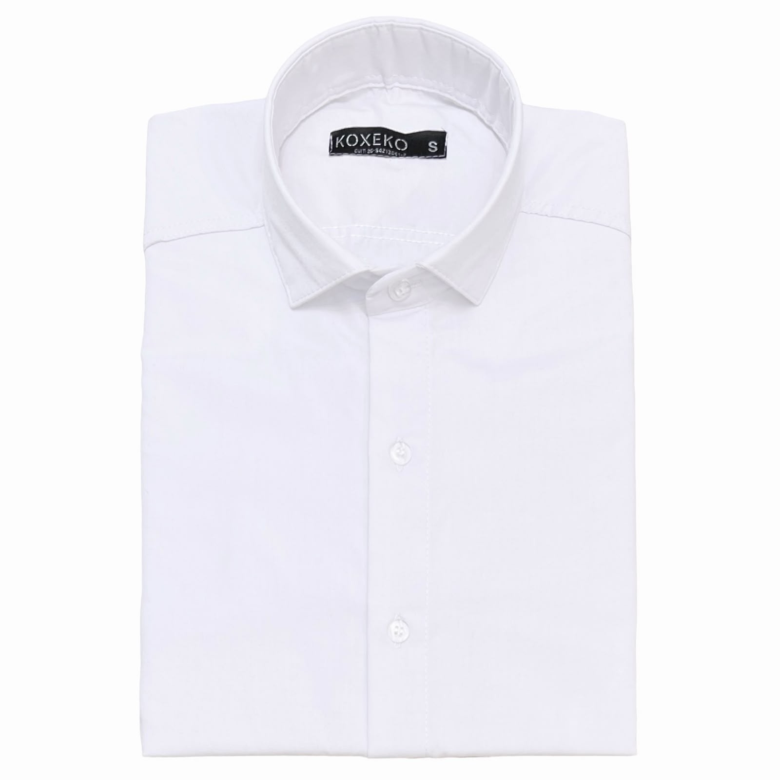 Camisa Liso Rigido Semi Entallada Manga Larga - Imagen 8