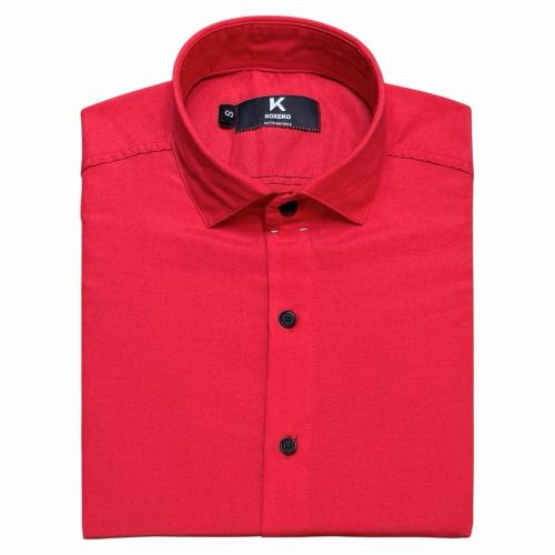 Camisa Liso Rigido Semi Entallada Manga Larga - Miniatura 4
