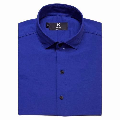 Camisa Liso Rigido Semi Entallada Manga Larga - Miniatura 7