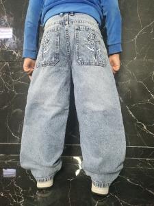 Jeans Bagi Balloon Fit de Niño Art Air Cross - Miniatura 8