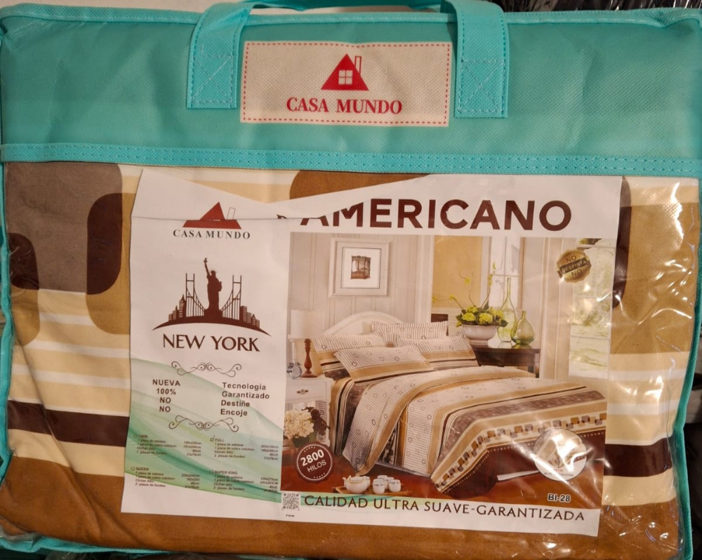 Sábanas Americano Casa Mundo - Imagen 2