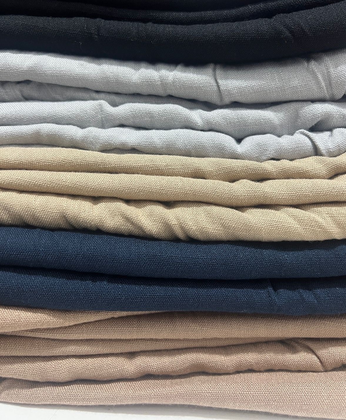 Pantalones de Lino Liso con Spandex y Bolsillo - Imagen 3