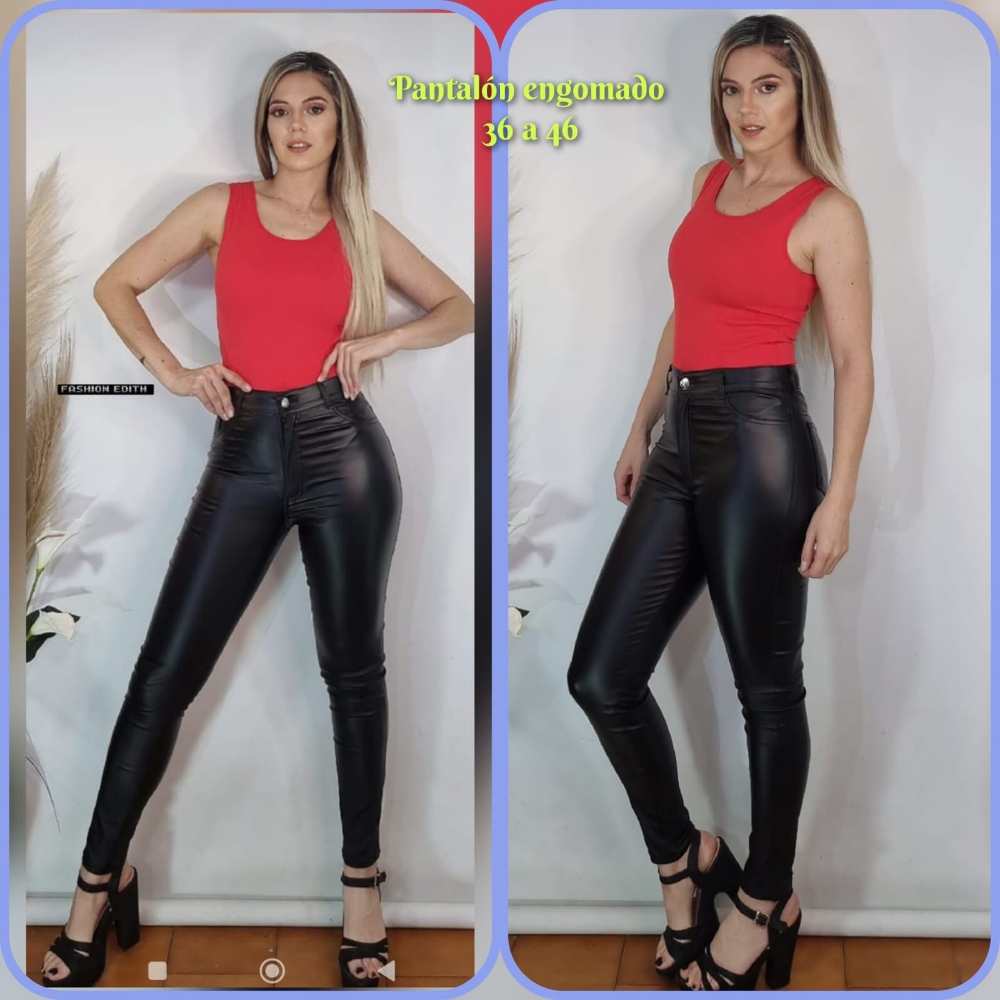 Pantalón Chupín Engomado - Imagen 1