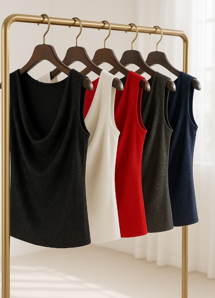 Musculosa Buche Glitter  Jersey - Imagen 3