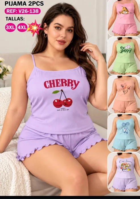 Pijama Moeley para  Dama Talle Especial