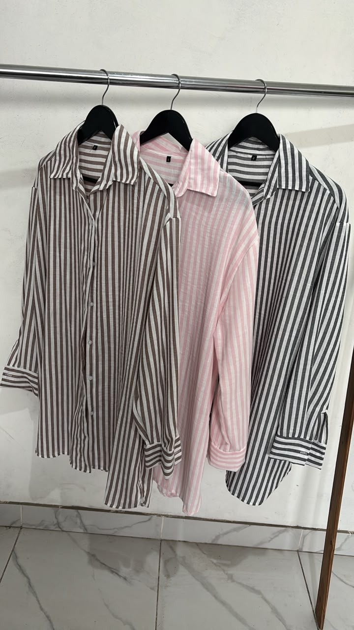 Camisa Balibu. de Lino Rayada - Imagen 2