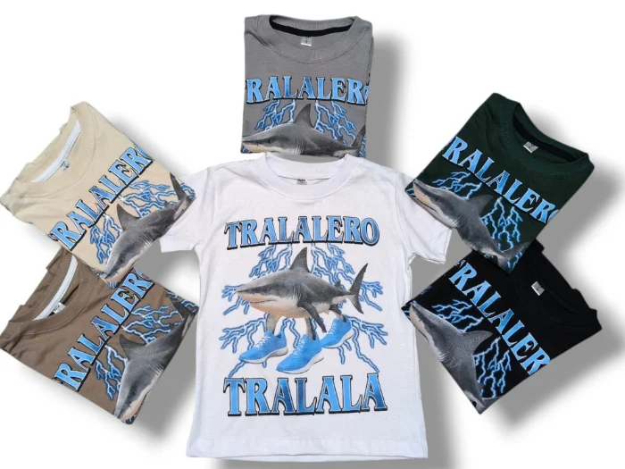Remera Tralalero Algodón Peinado