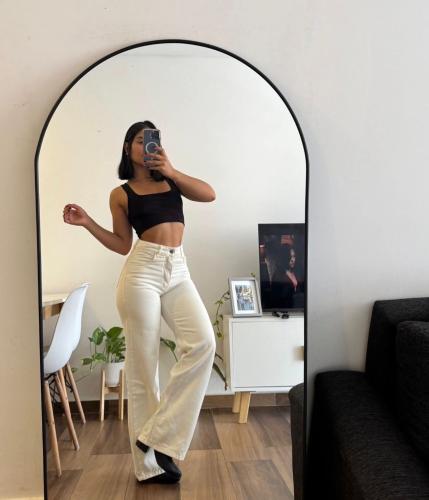 Wid Leg Beige