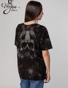 Remeras Oversize Unisex Calavera - Miniatura 2