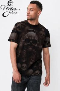 Remeras Oversize Unisex Calavera - Miniatura 3