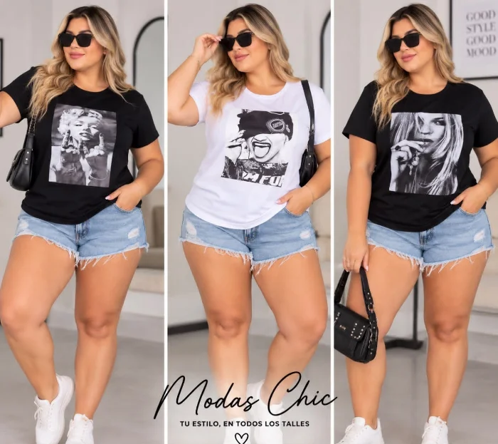Remeras Estampadas Talles Especiales