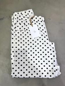 'art 311-6bla' 36 al 46 Wide Leg Blanco + Polka Dots Lunares Grandes "trend" - Miniatura 7