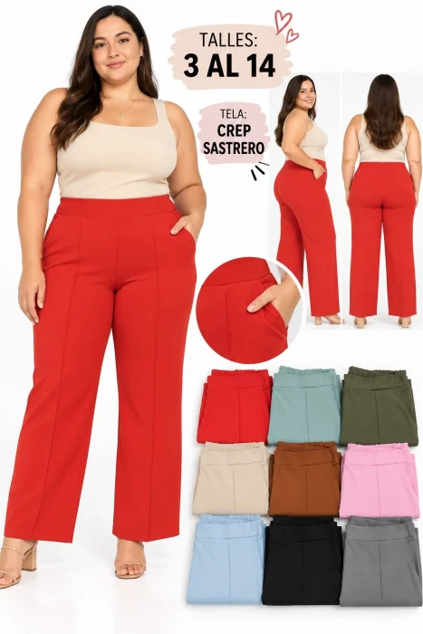 Pantalón Sastrero de Crep