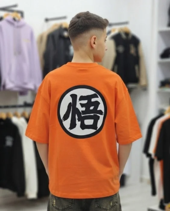 Remera Overcize Logo ( Dragón  Ball)